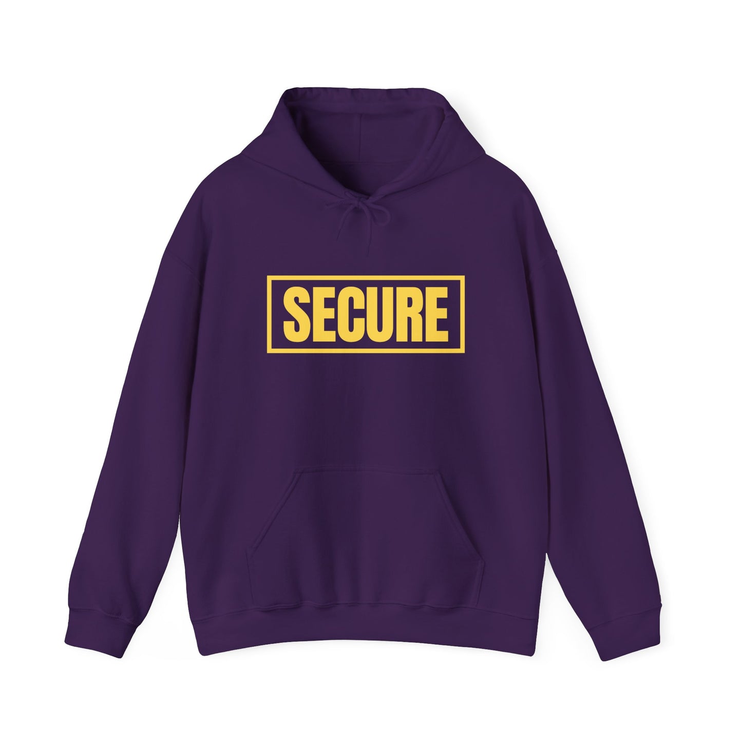Secure Yellow Design Unisex Hoodie - Confidence You Can Feel & Faith You Can Wear