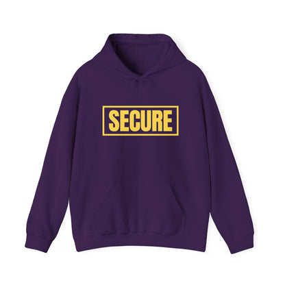 Secure Yellow Design Unisex Hoodie - Confidence You Can Feel & Faith You Can Wear