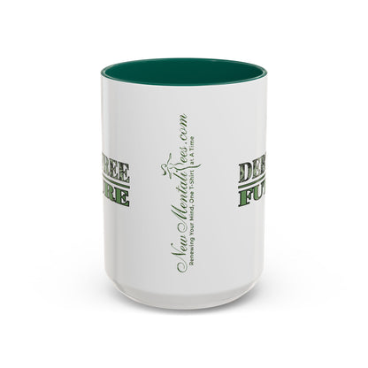 Debt Free Future Mug - More Money Motivation Coffee Cup - Pink, Black, Green