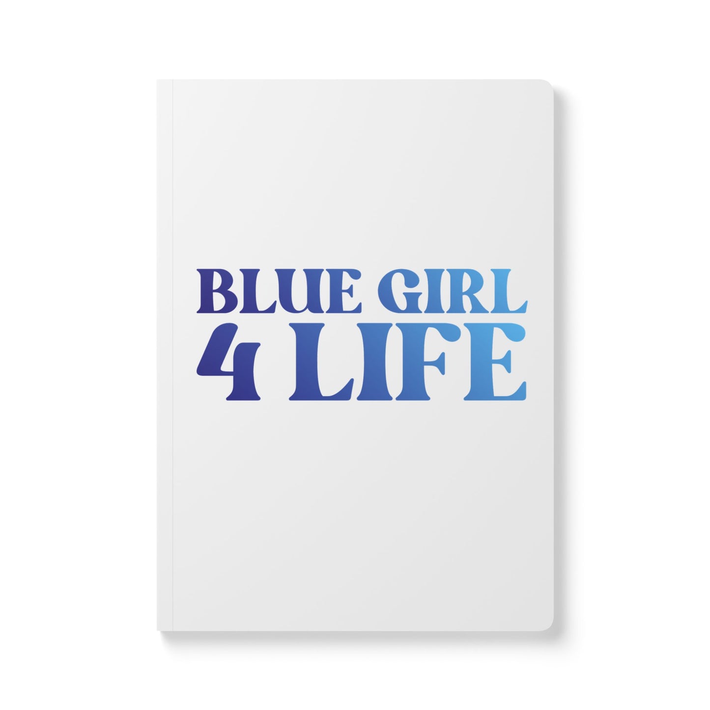 Blue Girls 4 God (White) Softcover Journal – Double-Sided Inspirational Faith Journal | 100 or 200 Pages | Notebook for Girls & Women Who Love God
