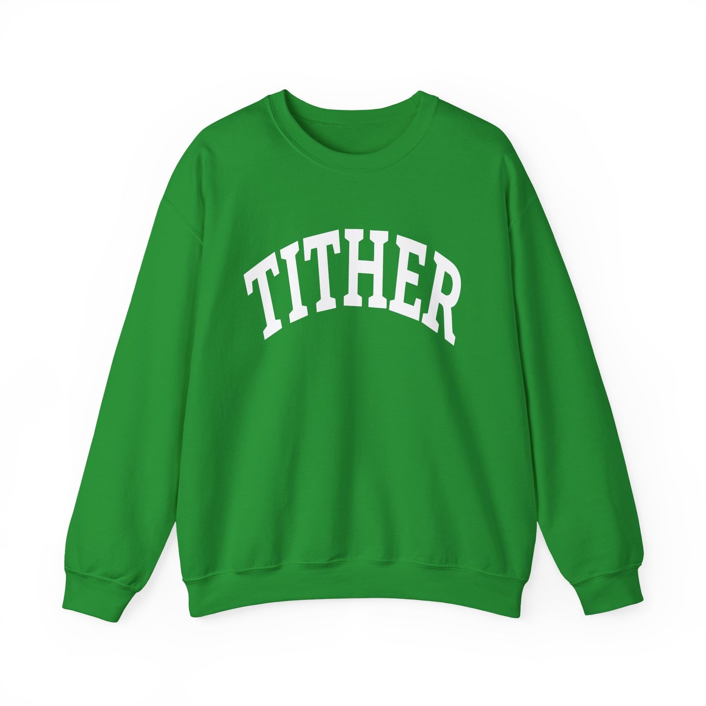 Committed Tither Collegiate SweatShirt | Faith-Based | Tithing Lifestyle| Faith & Abundance Statement Sweatshirt  | Financial Freedom Shirt