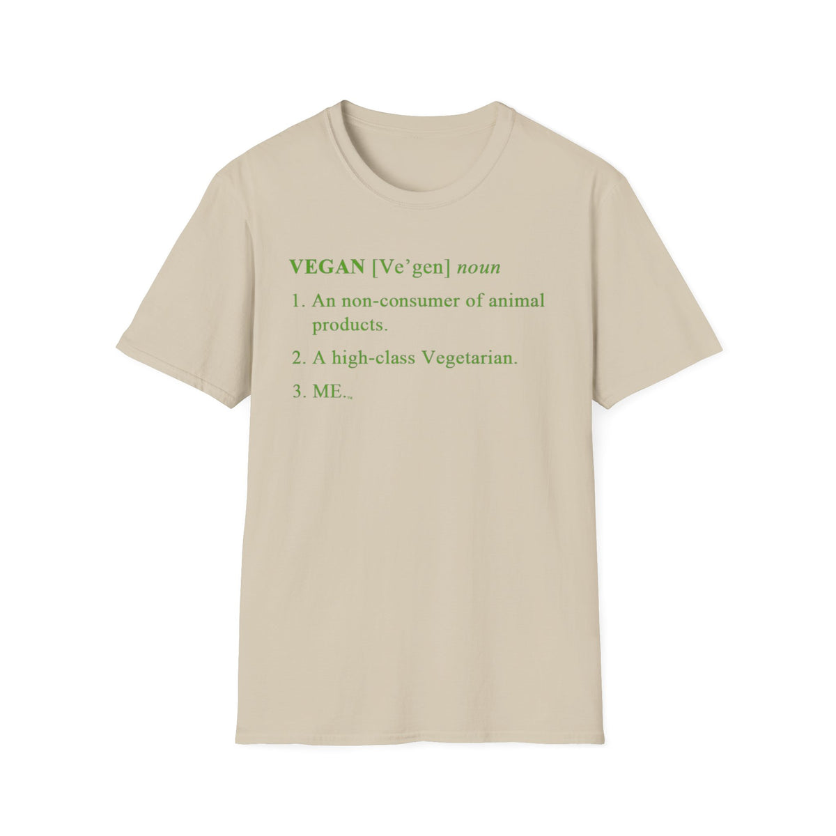 Vegan Definition Unisex T-Shirt - Funny & Bold Plant-Based Statement Tee
