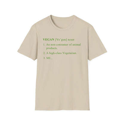 Vegan Definition Unisex T-Shirt - Funny & Bold Plant-Based Statement Tee