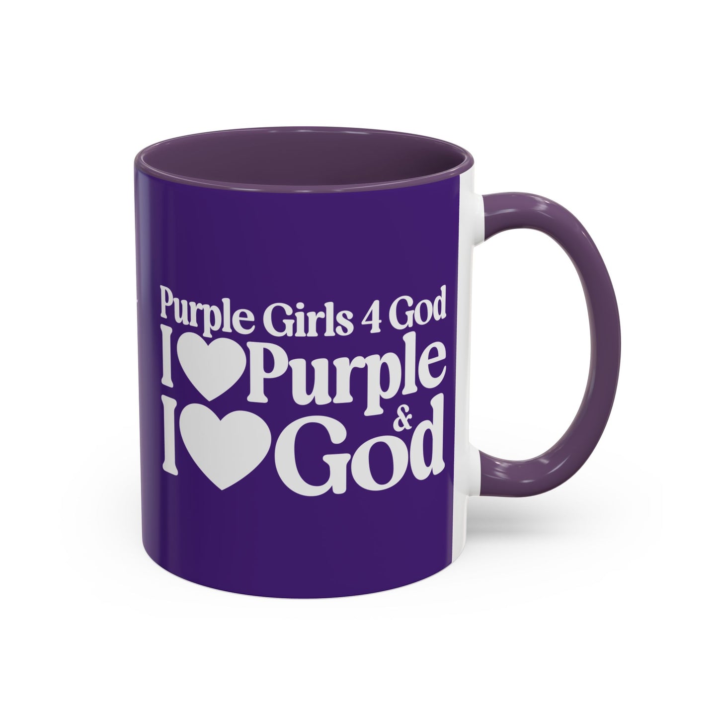 Purple Girls 4 God Mug - Color Collection