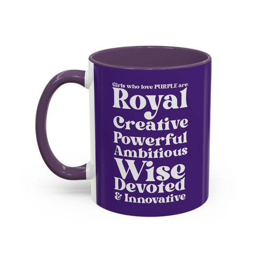 Purple Girl 4 Life Purple Mug - Positive Affirmation, Cute, Inspirational Double Sided, 11oz Mug, Great Gift