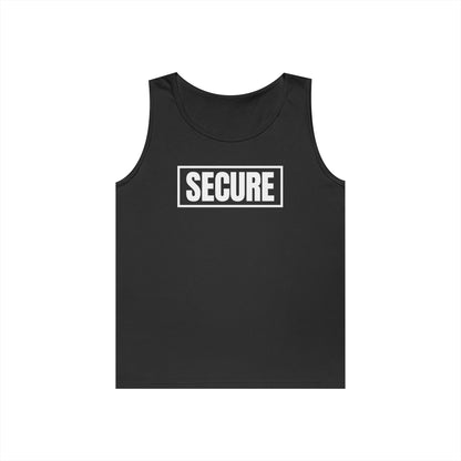 Secure Unisex Tank Top – White Design - Inspirational Confidence Tank | Positive Mindset Apparel | Inner Healing Inspired Graphic Tank for Men & Women