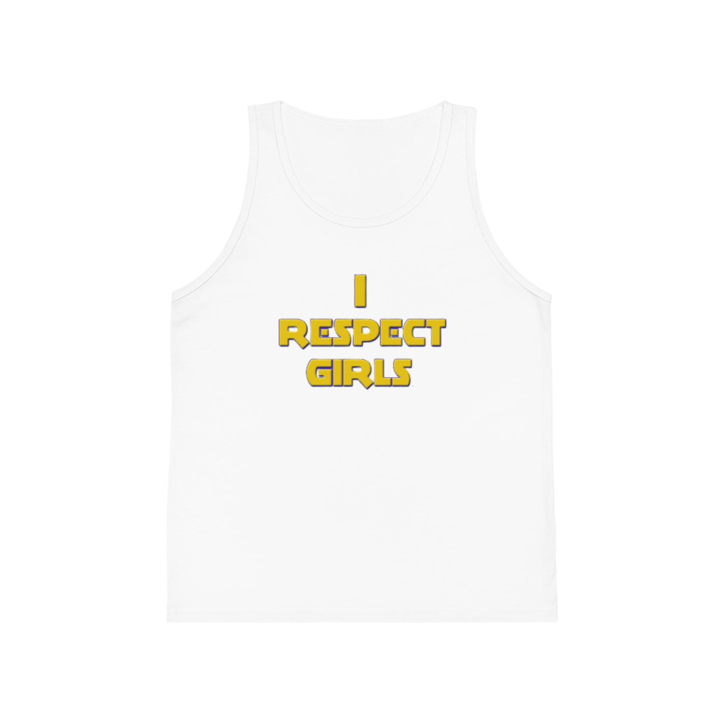 I Respect Girls Youth Tank Top – Raise Respectful Boys | Positive Character Tank for Boys | Future Gentleman Sleeveless Shirt