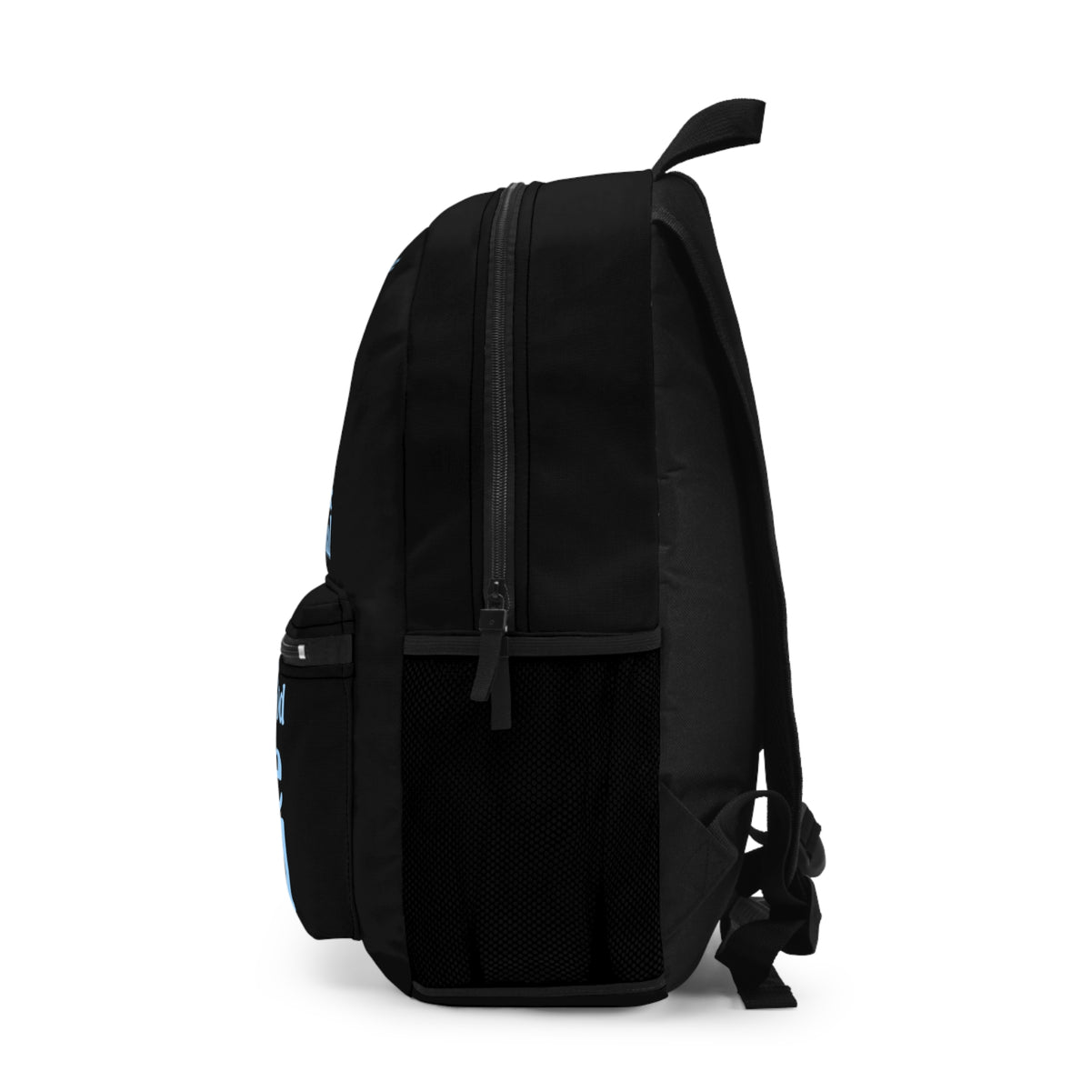 💙 Blue Girls 4 God Black Contrast Backpack – Inspirational Christian Girls School Backpack | Faith-Based Bookbag | Lightweight Travel & School Bag
