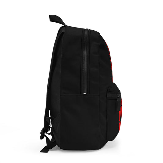 Red Girls 4 God Black Contrast Backpack – Inspirational Christian Girls School Backpack | Faith-Based Bookbag | Lightweight Travel & School Bag