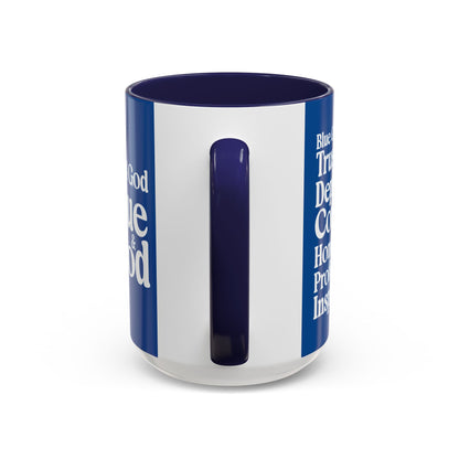 Blue Girls 4 God Mug - Color Collection