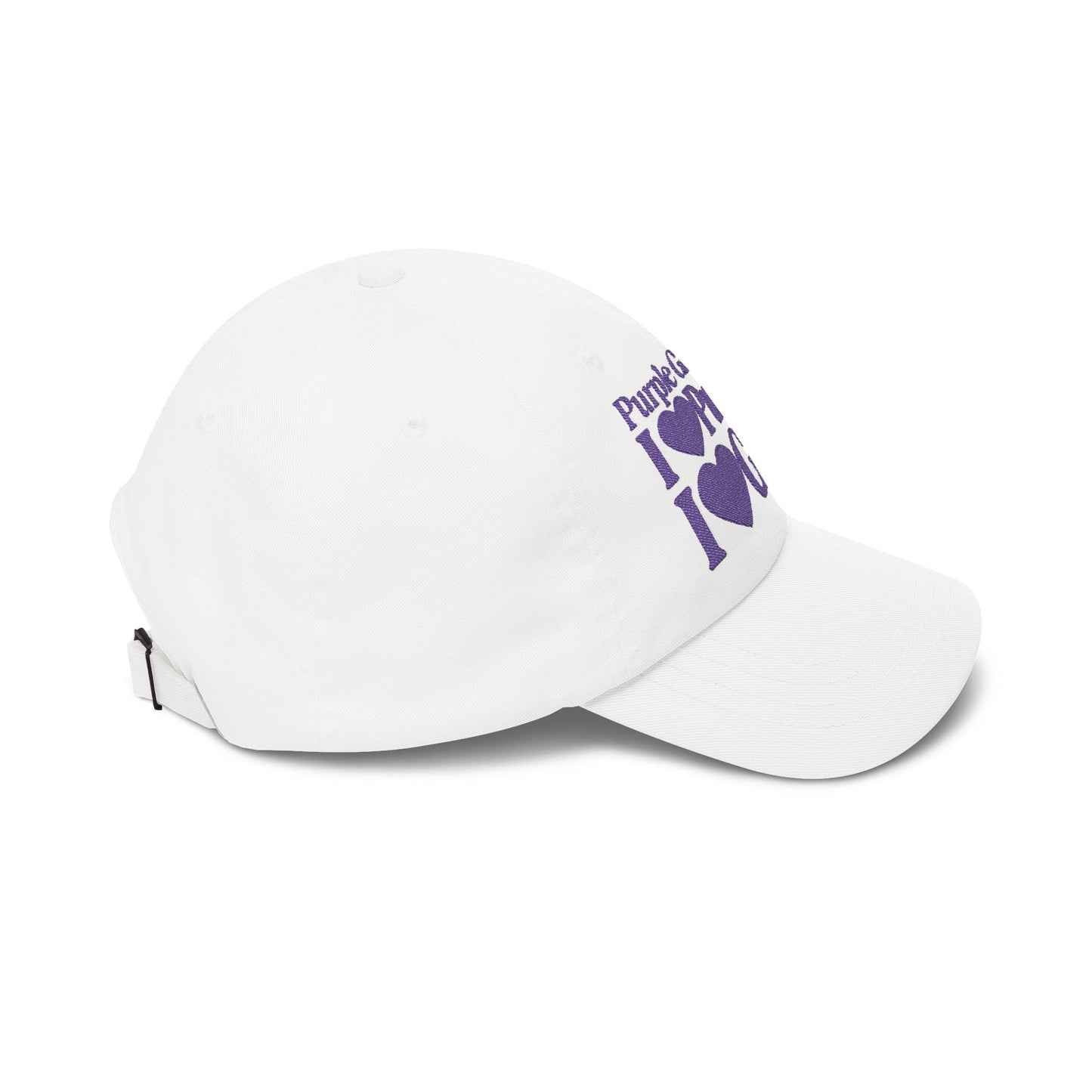 Purple Girls 4 God Embroidered Adjustable Baseball Cap – Power in Purple Faith-Based Hat