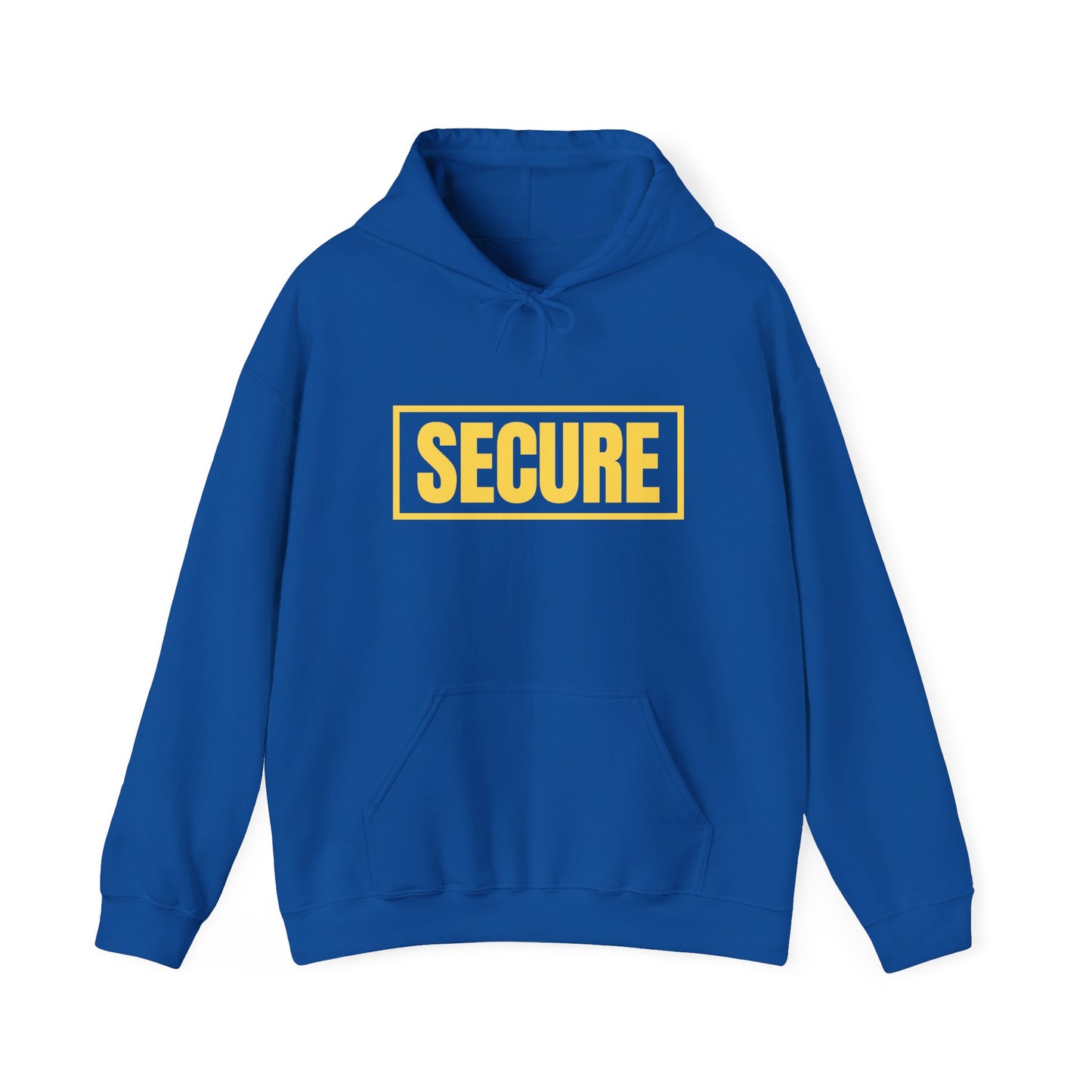 Secure Yellow Design Unisex Hoodie - Confidence You Can Feel & Faith You Can Wear
