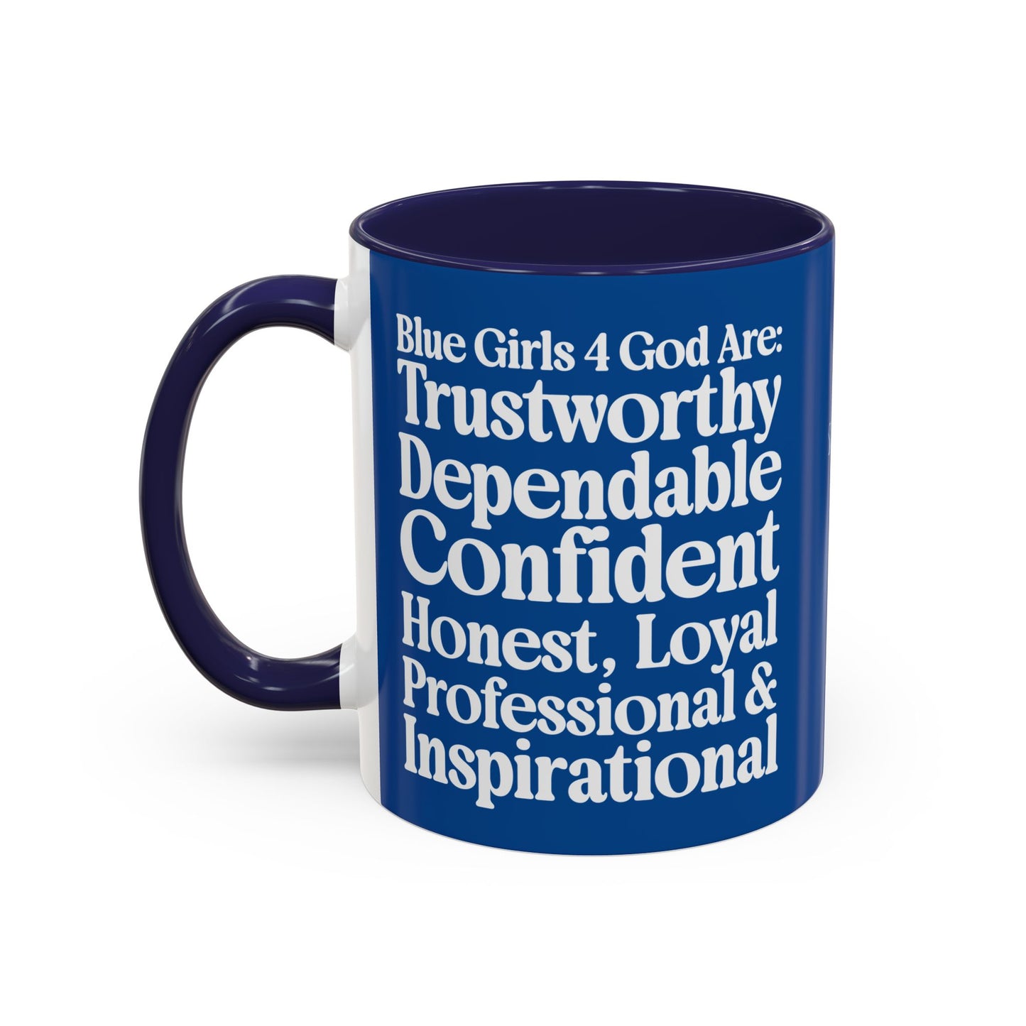 Blue Girls 4 God Mug - Color Collection