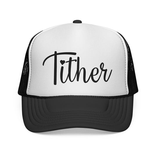 Fabulous Faithful Tither Trucker Hat | Christian Statement Cap, Adjustable Unisex Faith-Based Hat, Church Wear, Gift for Believers