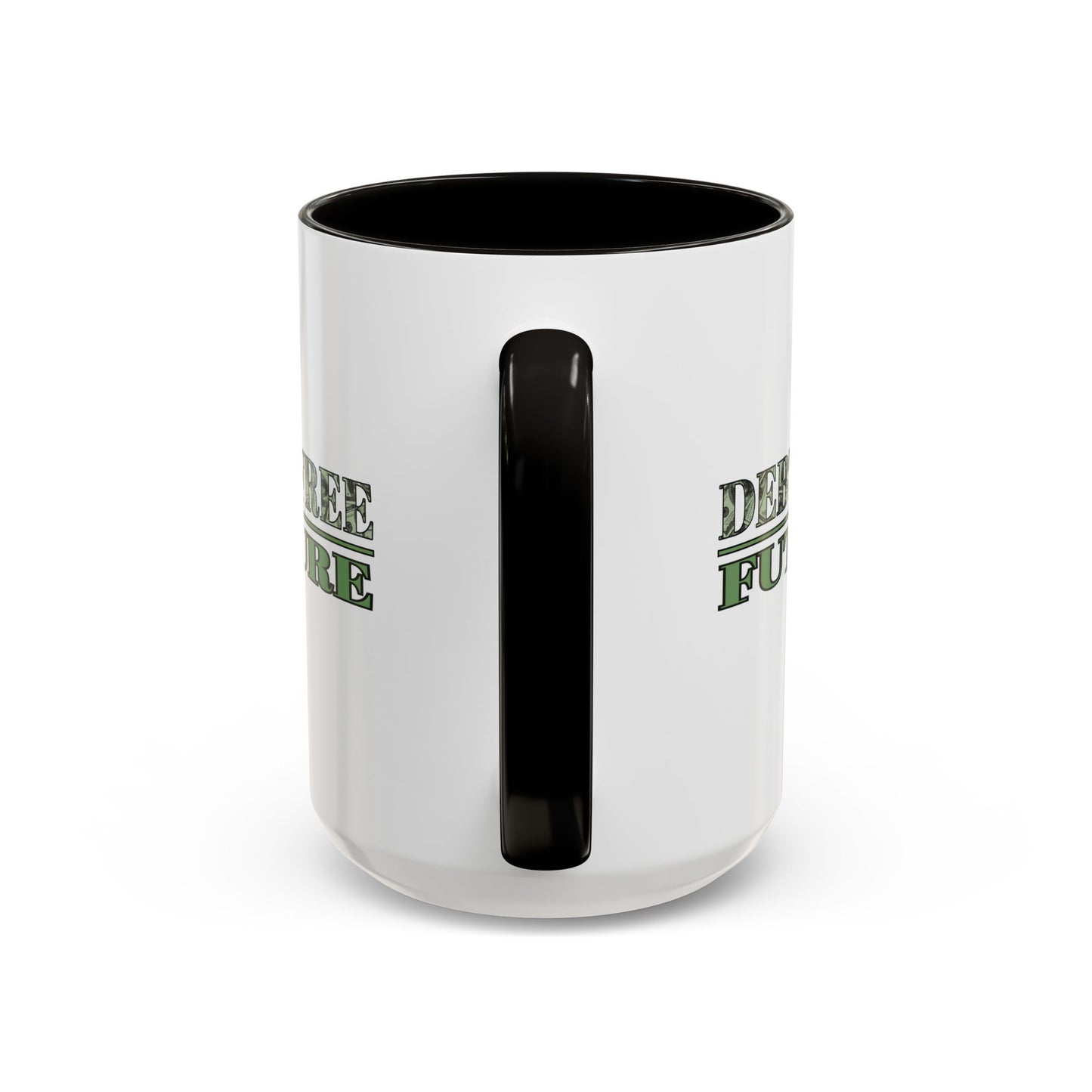 Debt Free Future Mug - More Money Motivation Coffee Cup - Pink, Black, Green