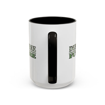 Debt Free Future Mug - More Money Motivation Coffee Cup - Pink, Black, Green