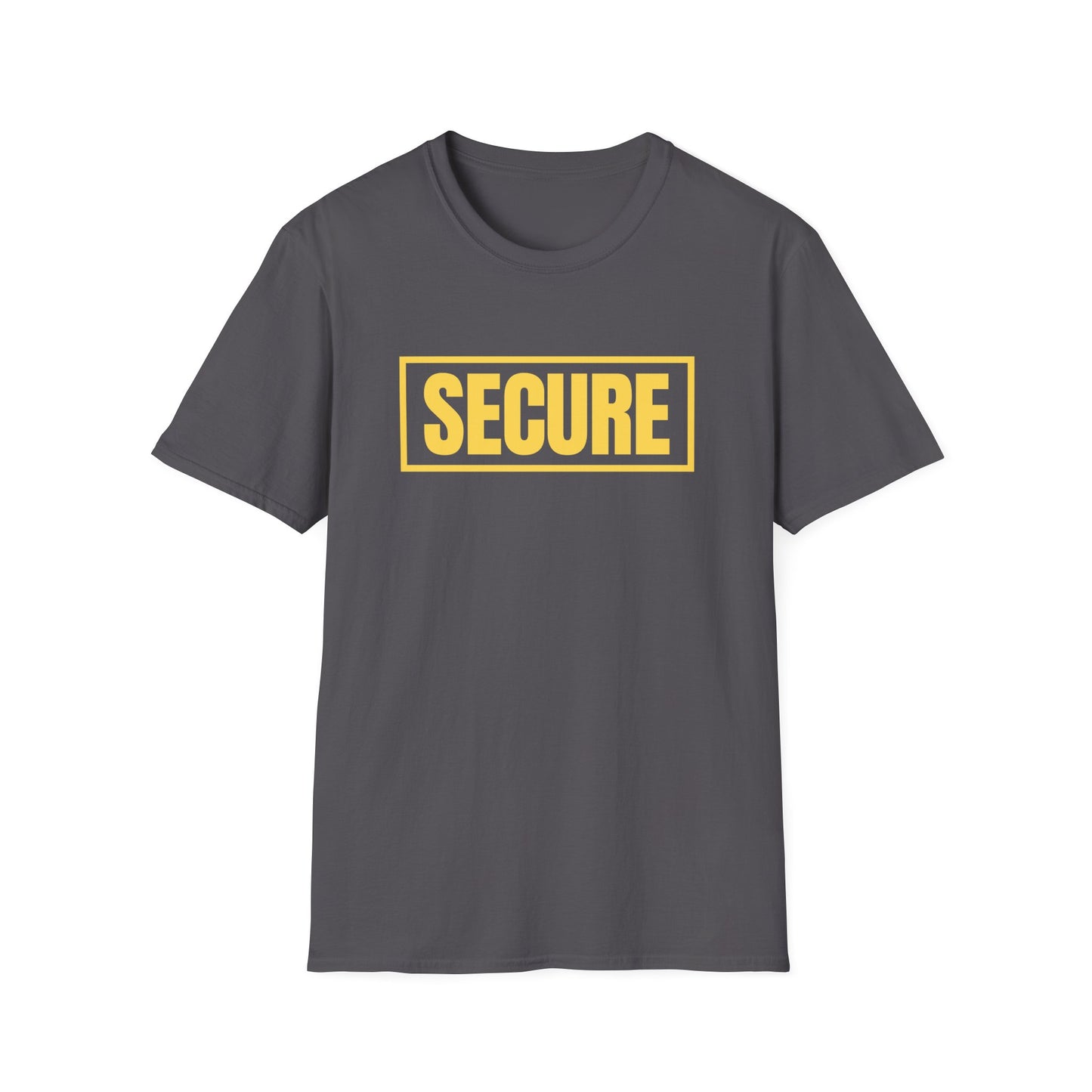 Secure Yellow Design Unisex T-Shirt - Confidence You Can Feel & Faith You Can Wear