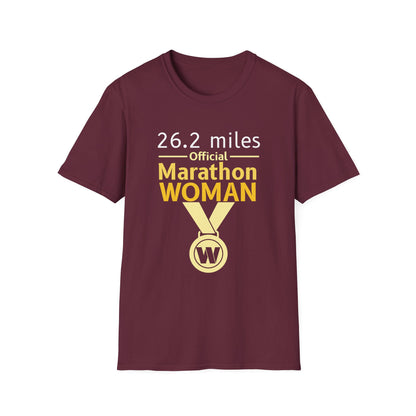 26.2 Miles Official Marathon Woman Unisex T-Shirt