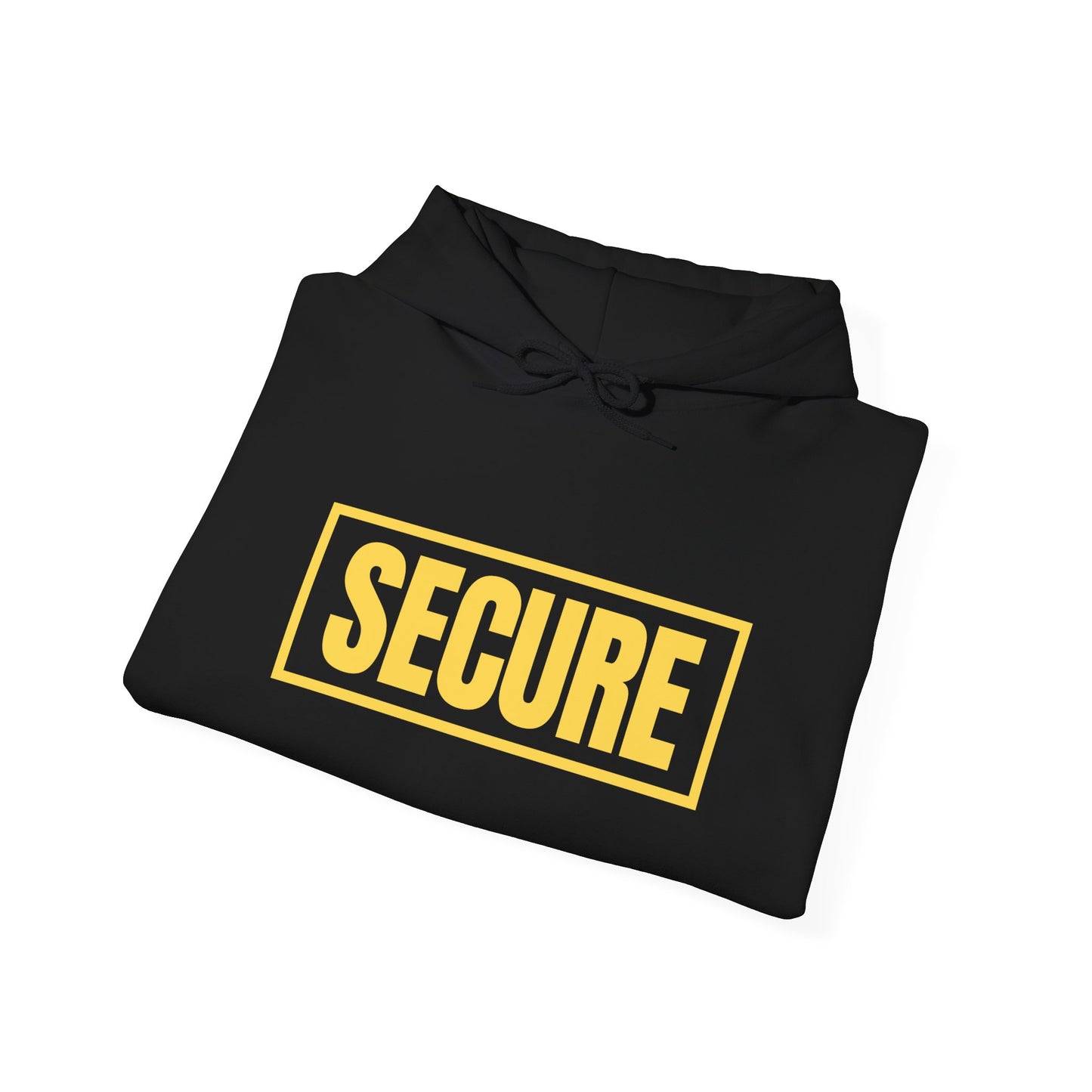 Secure Yellow Design Unisex Hoodie - Confidence You Can Feel & Faith You Can Wear