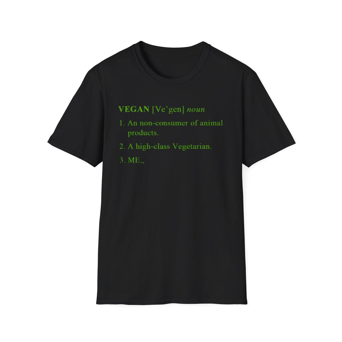 Vegan Definition Unisex T-Shirt - Funny & Bold Plant-Based Statement Tee