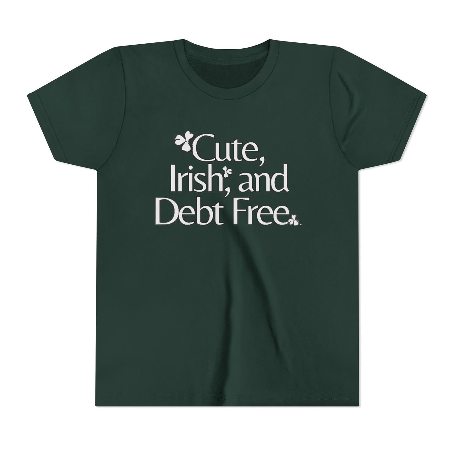 Cute, Irish & Debt Free Toddler Tee with Purpose! Perfect for St. Patrick's Day!
