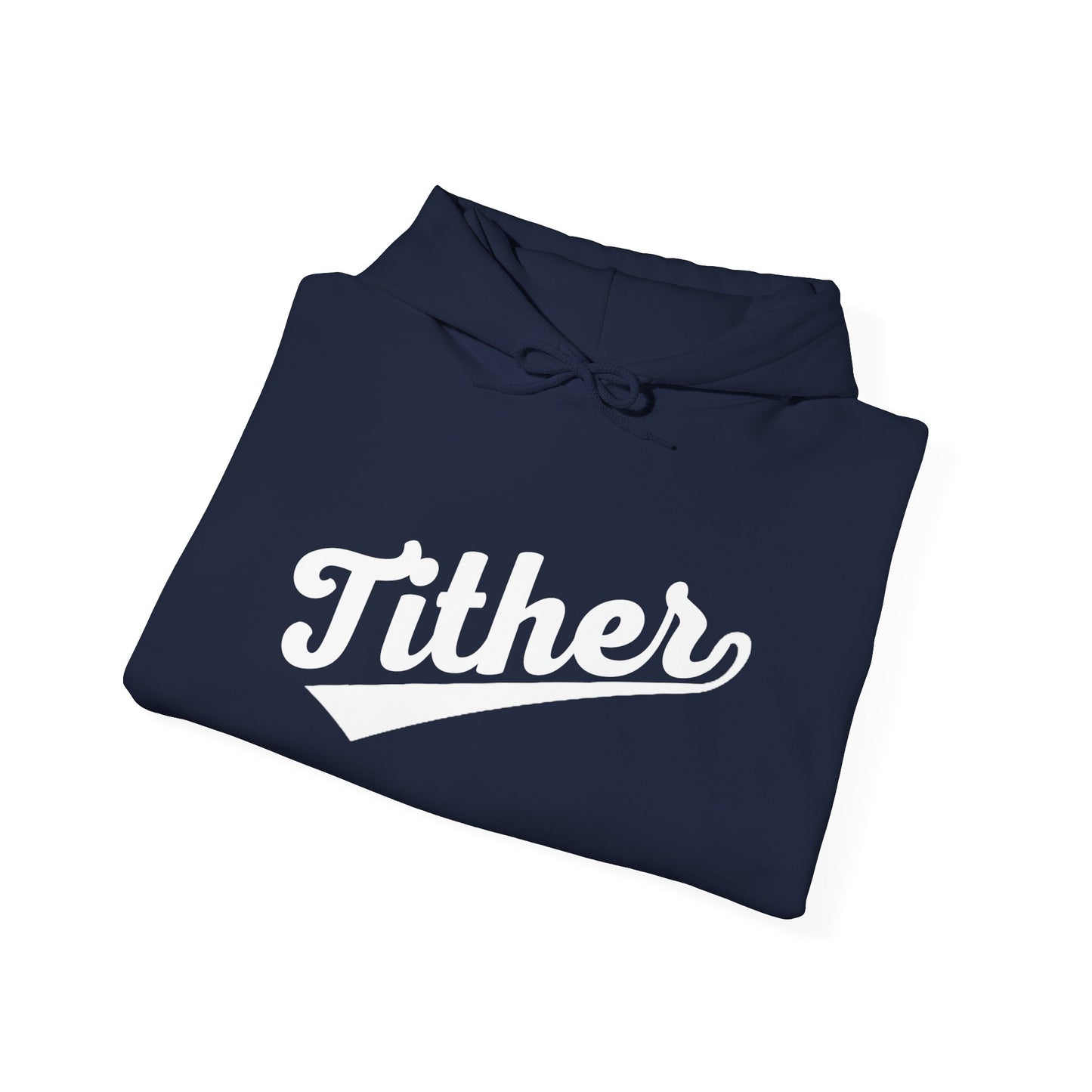 Home Run Tither Hoodie | Baseball Script Hoodie | Inspirational Giving Hoodie | Positive Lifestyle Pullover | Motivational Unisex Hoodie