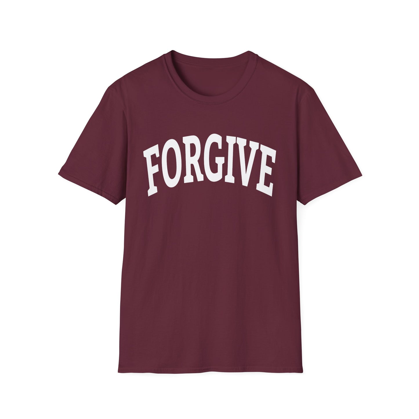 FREELY FORGIVE Collegiate Style T-Shirt | Faith-Based T-Shirt | Christian Streetwear | Inspirational Gift