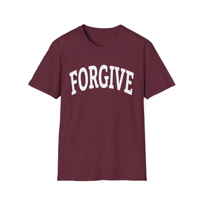 FREELY FORGIVE Collegiate Style T-Shirt | Faith-Based T-Shirt | Christian Streetwear | Inspirational Gift