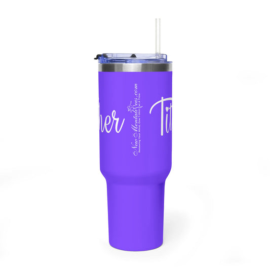 Tither Faith Statement 40 oz Tumbler – Heart Edition For Those Who Love Tithing