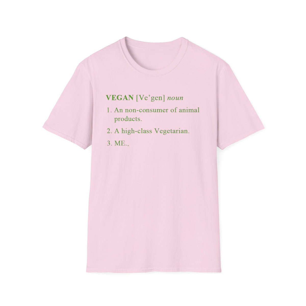 Vegan Definition Unisex T-Shirt - Funny & Bold Plant-Based Statement Tee