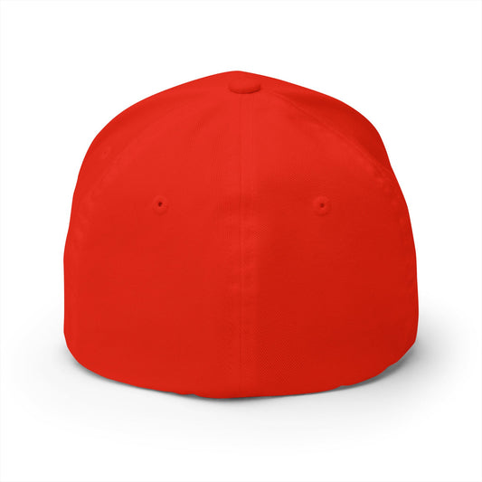 Red Girls 4 God Embroidered Adjustable Baseball Cap – Radiant Red Faith-Based Adult Sized Hat