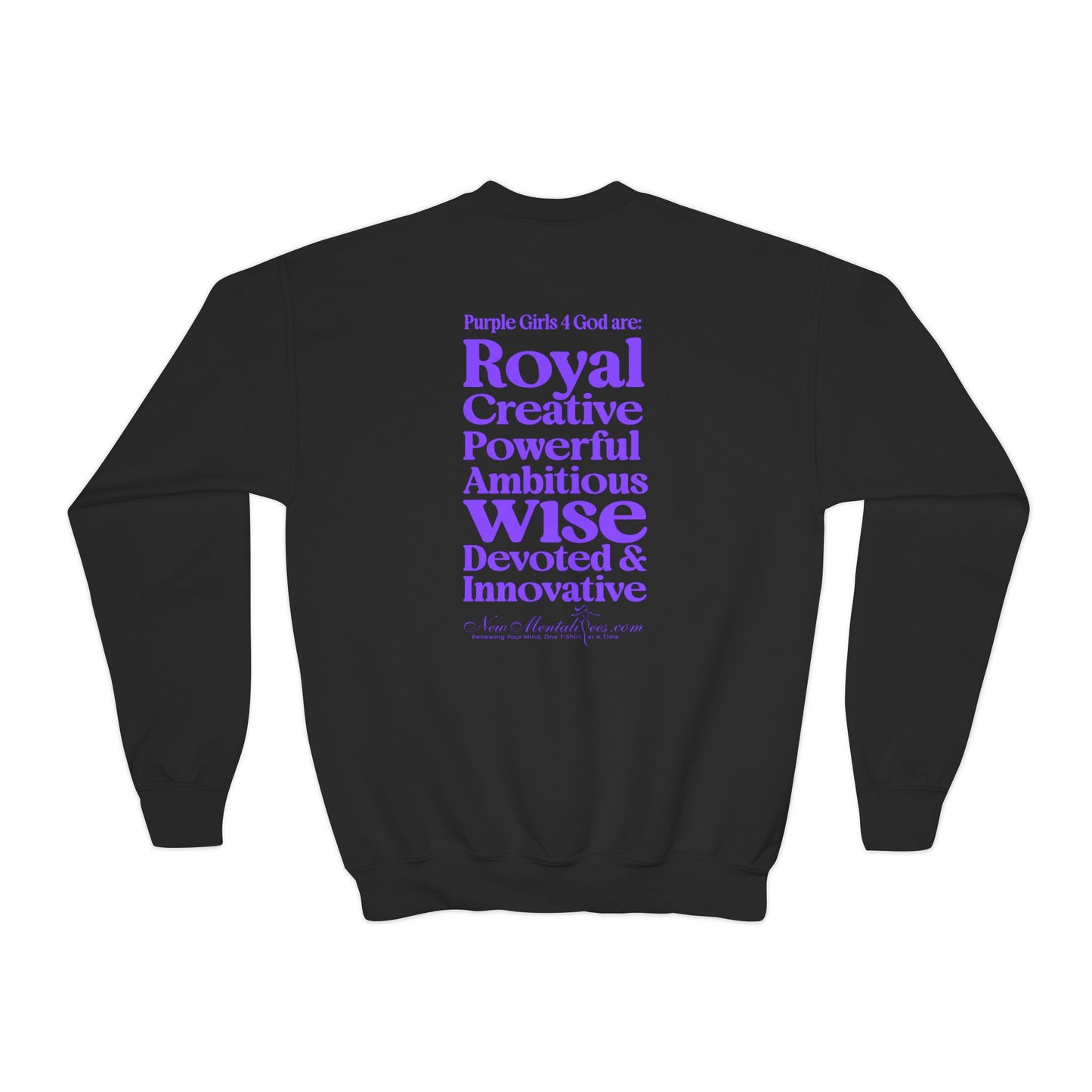 Purple Girls 4 God Youth Sweatshirt