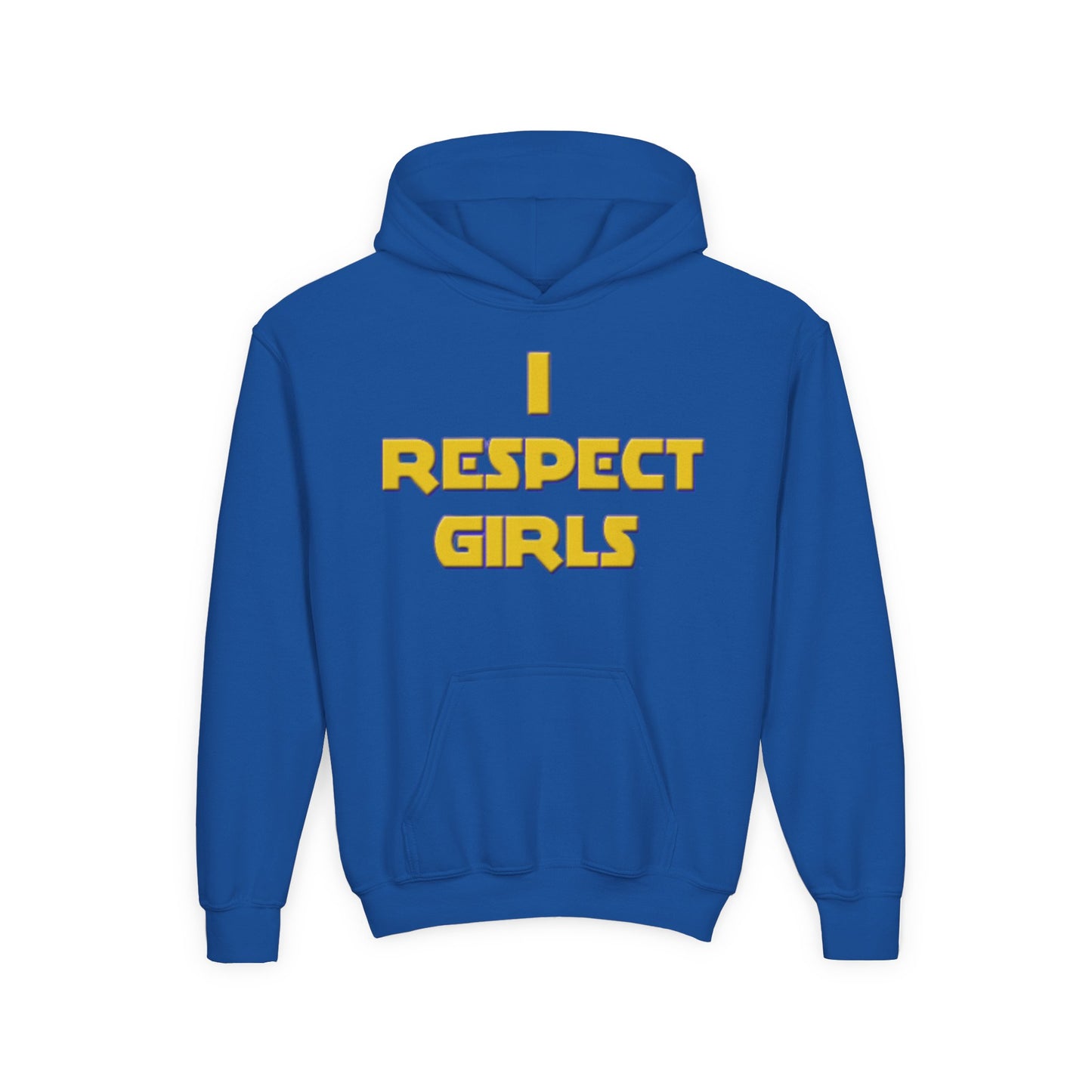 I Respect Girls Youth Hoodie - Real Young King Energy