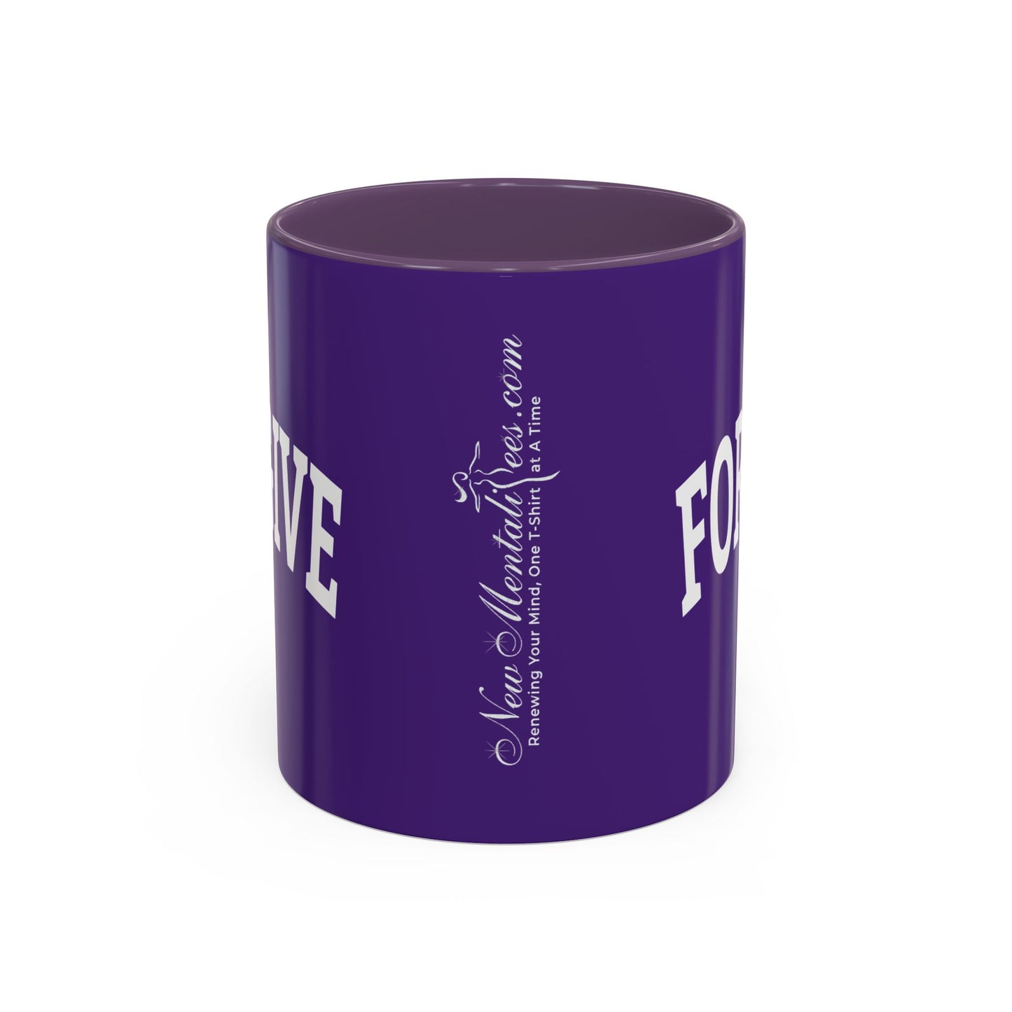 FREELY FORGIVE Mug | Inspirational Coffee Mug | Faith-Based Gift | Forgiveness Quote Mug | Motivational Drinkware | Collegiate Style Design