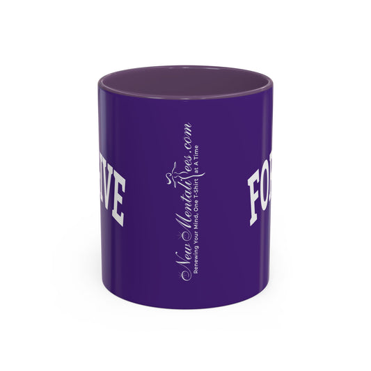 FREELY FORGIVE Mug | Inspirational Coffee Mug | Faith-Based Gift | Forgiveness Quote Mug | Motivational Drinkware | Collegiate Style Design