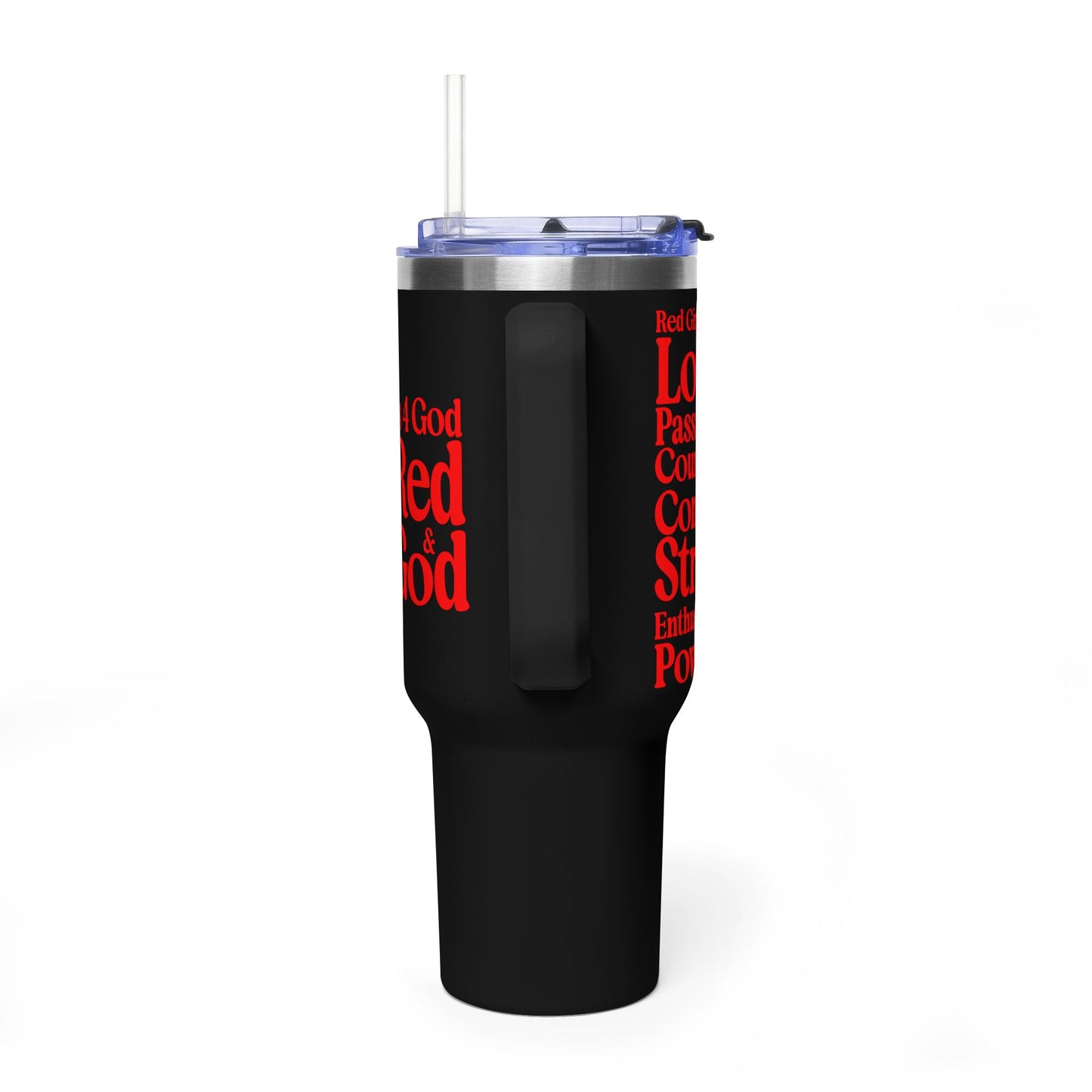 Red Girls 4 God Colorful Tumbler - Faith Filled Women Who Love Red