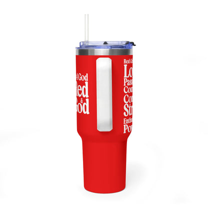 Red Girls 4 God Colorful Tumbler - Faith Filled Women Who Love Red
