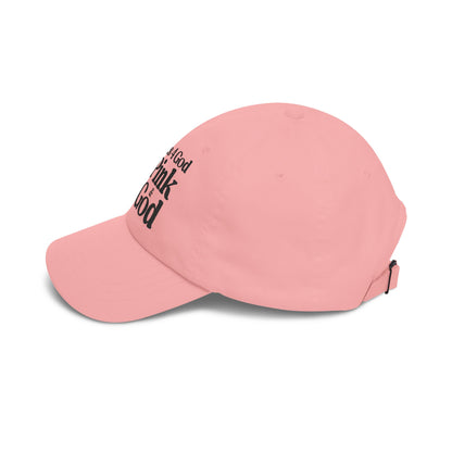 Pink Girls 4 God Embroidered Adjustable Baseball Cap – Pretty Pink Faith-Based Hat