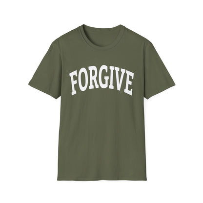 FREELY FORGIVE Collegiate Style T-Shirt | Faith-Based T-Shirt | Christian Streetwear | Inspirational Gift