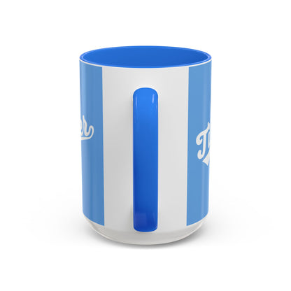 TITHER Baseball Script Mug – Faith-Based Coffee Cup – Christian Giving Lifestyle Mug – Gift for Tithers