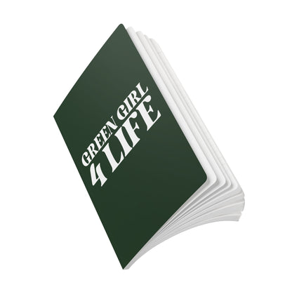 💚 Green Girl 4 Life Softcover Journal – Double-Sided Inspirational Journal | 100 or 200 Pages | Notebook for Girls & Women Who Love Green