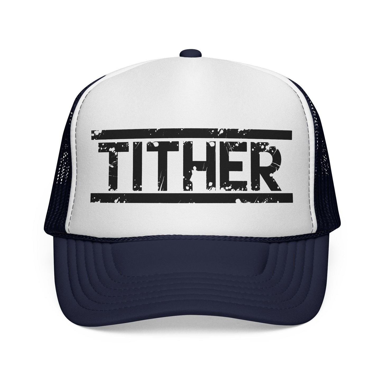 Tough Tither Trucker Hat | Faith-Based Christian Cap, Adjustable Unisex Tithing Hat, Church Wear, Gift for Believers