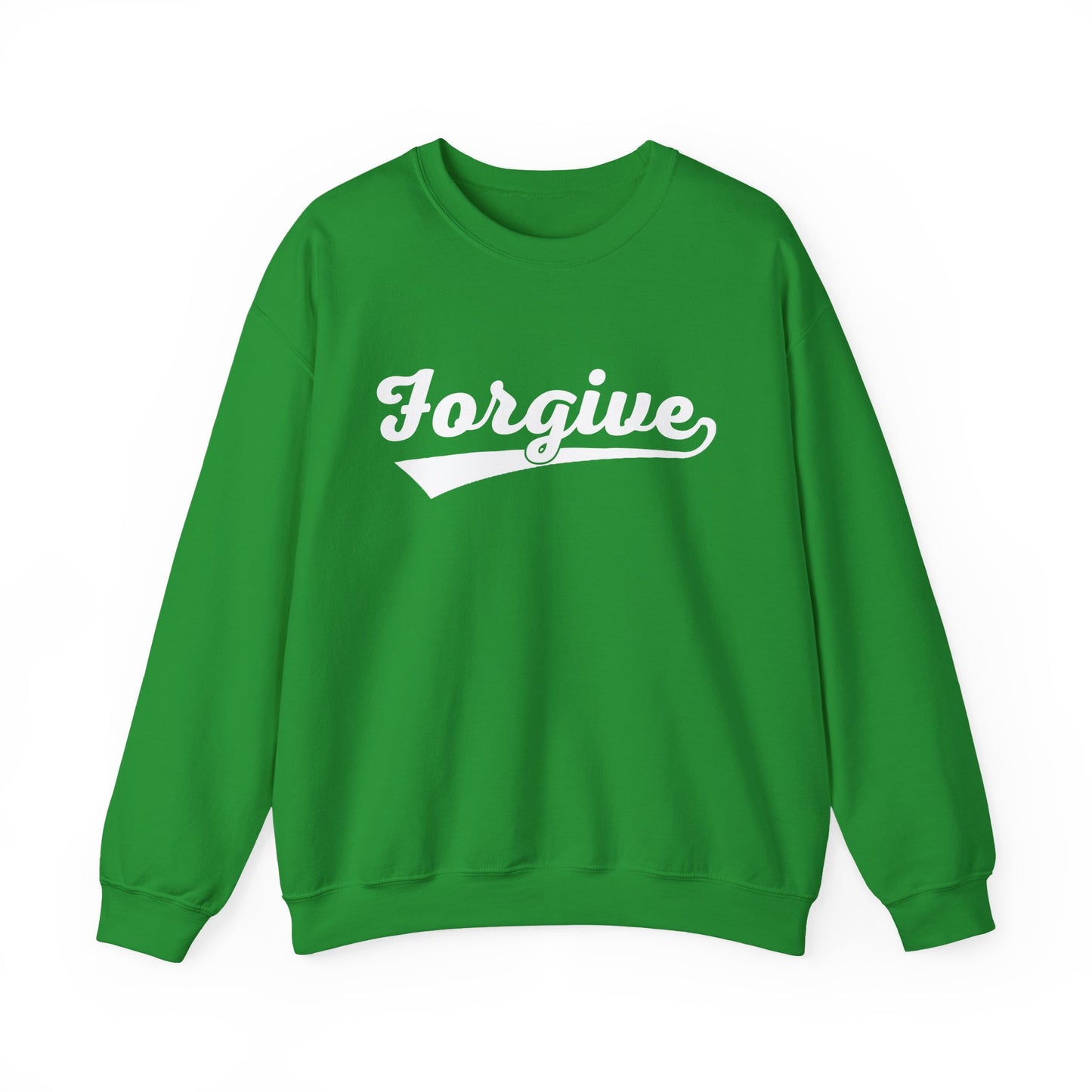 HomeRun Forgive Sweatshirt | Baseball Script Crewneck | Inspirational Graphic Sweatshirt | Motivational Unisex Sweatshirt