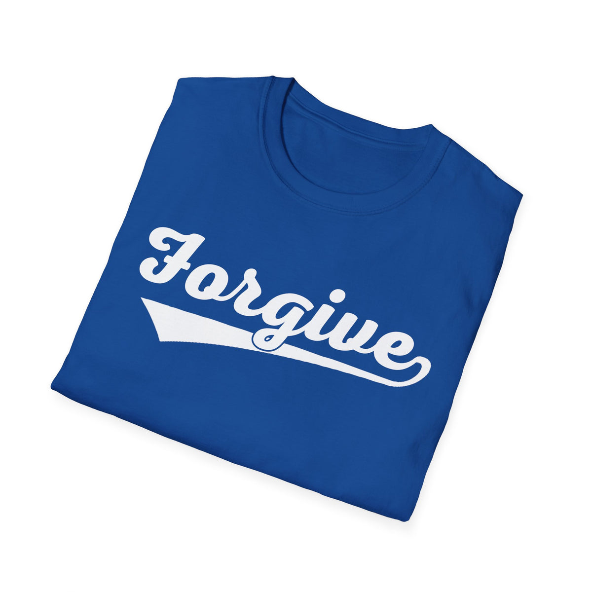 HomeRun Forgive Unisex T-Shirt | Baseball Script Tee | Inspirational Graphic Shirt | Positive Message Apparel | Motivational Unisex Shirt