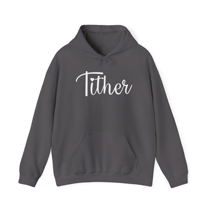Fabulous Faithful Tither Hoodie - Faith Driven, Giver, Church, Bold Faith-Based Statement Hooded Sweatshirt