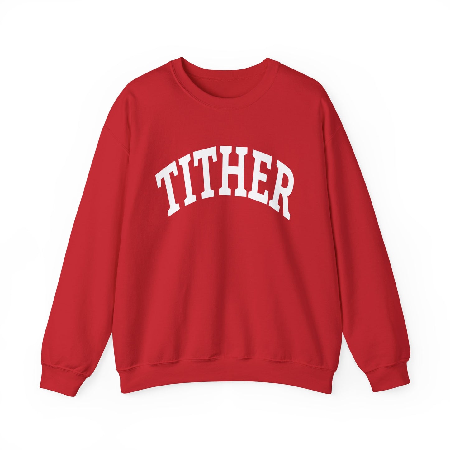 Committed Tither Collegiate SweatShirt | Faith-Based | Tithing Lifestyle| Faith & Abundance Statement Sweatshirt  | Financial Freedom Shirt