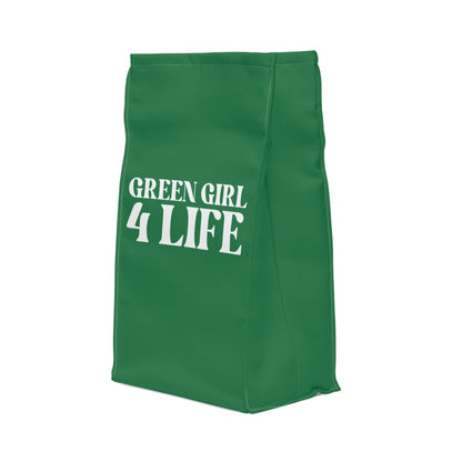 Green Girl 4 Life Lunch Bag – Double-Sided Inspirational Green Girl Lunch Tote | Insulated Lunch Bag | Girl Power Lunch Box