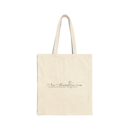 Debt Free Future Tote Bag - Faith-Inspired Financial Freedom & Abundance Affirmation Bag - Canvas, White, Black