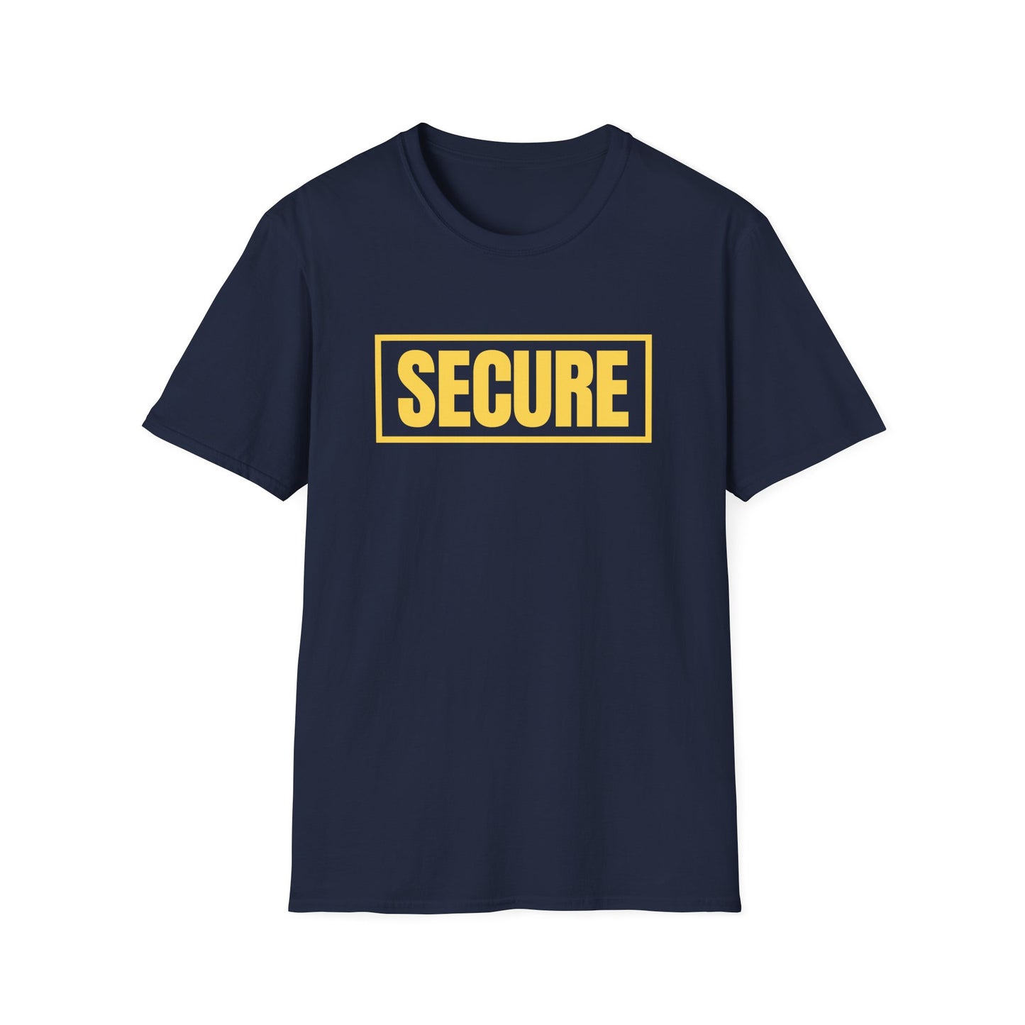 Secure Yellow Design Unisex T-Shirt - Confidence You Can Feel & Faith You Can Wear