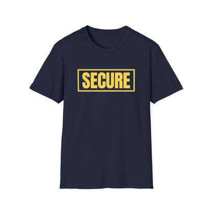 Secure Yellow Design Unisex T-Shirt - Confidence You Can Feel & Faith You Can Wear
